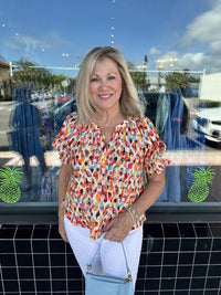 Popover Dolman Woven Top