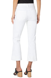 Gia Glider Crop Flare Bright White