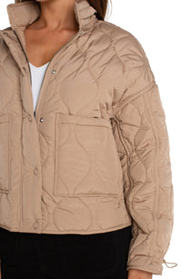 Quilted Hooded Jacket