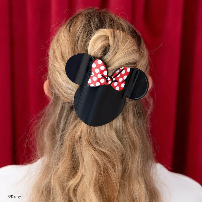 Minnie Mouse Shaped Large Flat Hair Clip