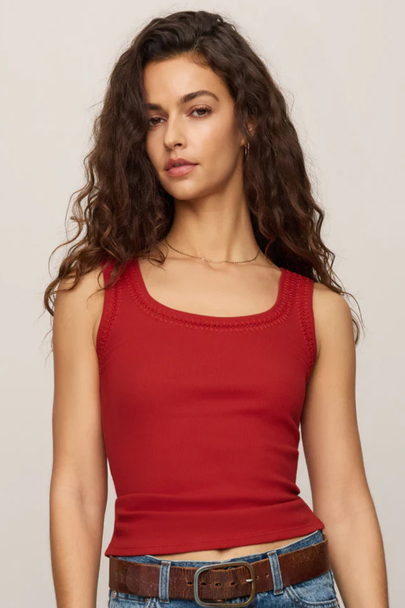 Larkin Embroidered Tank