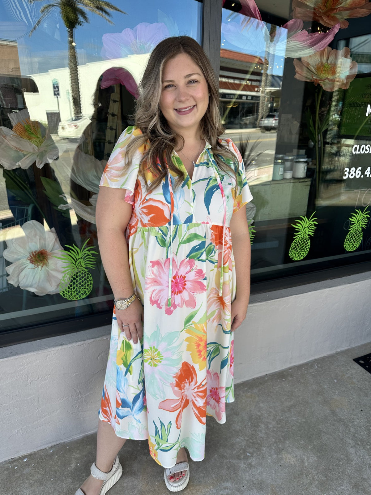 Sunlit Bloom Dress