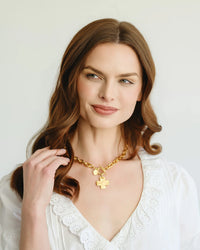 Cross Toggle Necklace