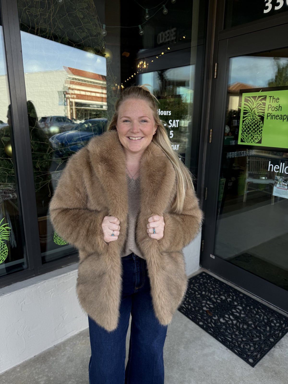 Logan Faux Fur Coat