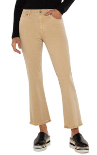 Hannah Crop Flare Hayseed Tan