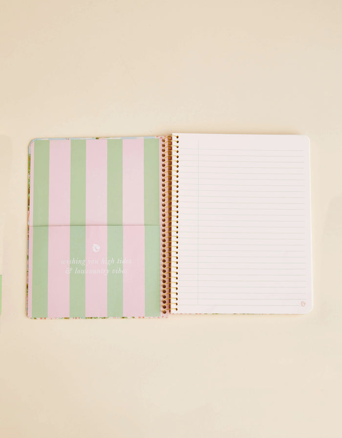 Ruled Spiral Notebook Coastal Dreams