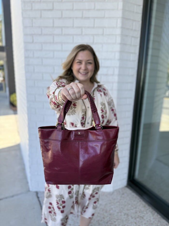Romy Medium Tote Saddleberry