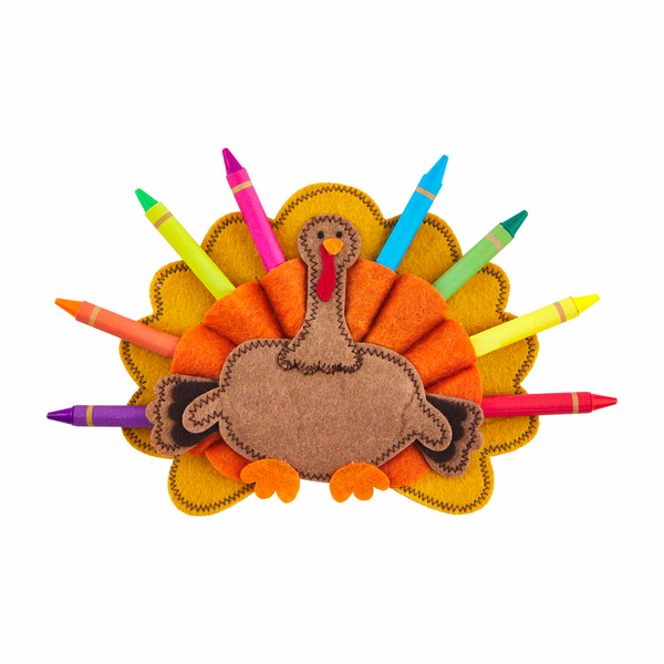 Turkey Crayon Holder Orange