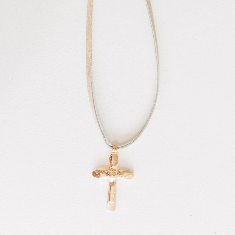 Jade Cross Necklace