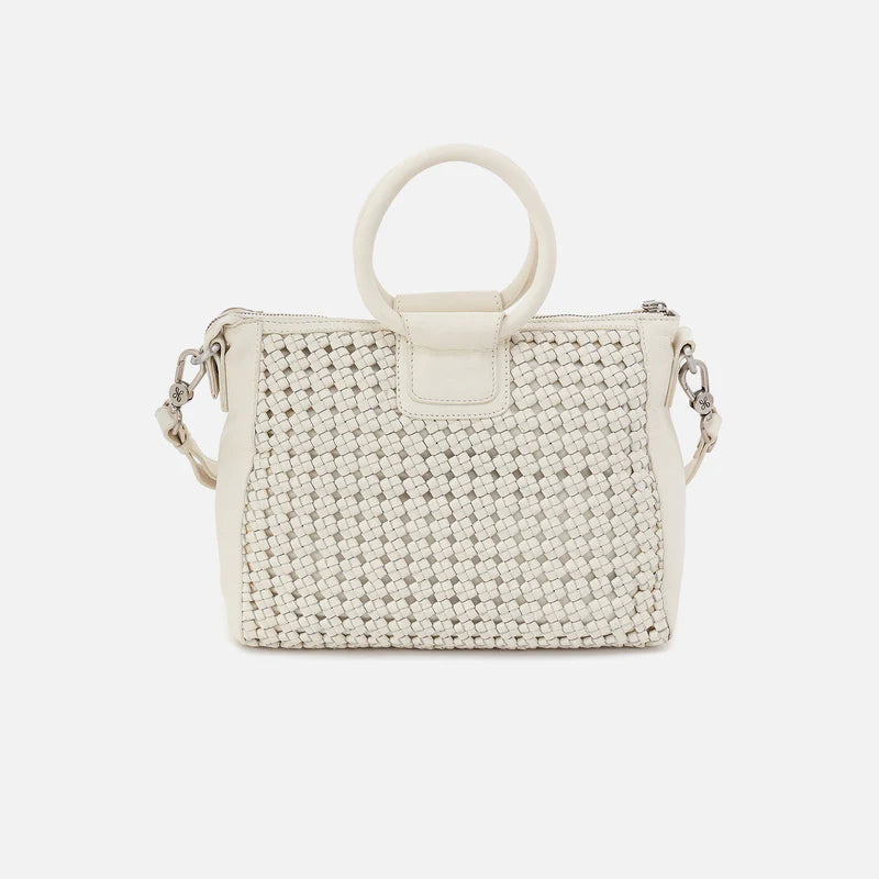 Sheila Medium Satchel White Cap