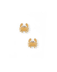 Crab Screwback Stud Earrings
