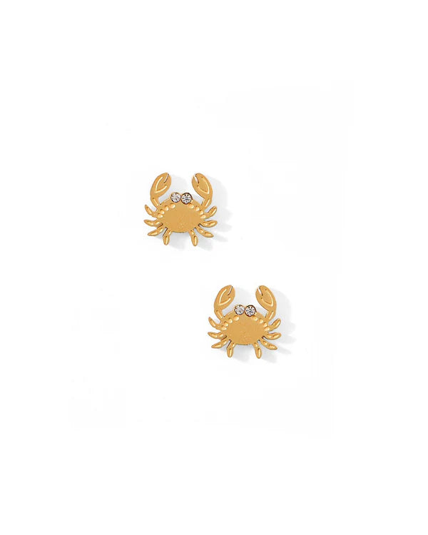 Crab Screwback Stud Earrings