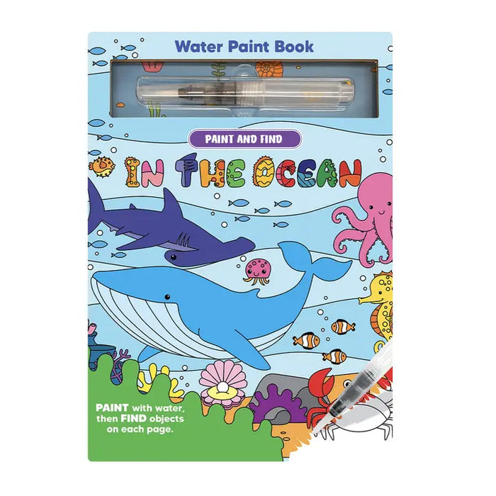Paint and Find in the Ocean Watercolor Book