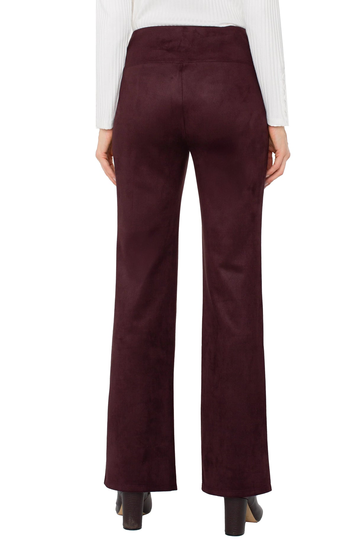 Pearl Full Lgth Flare Pant Dark Oxblood