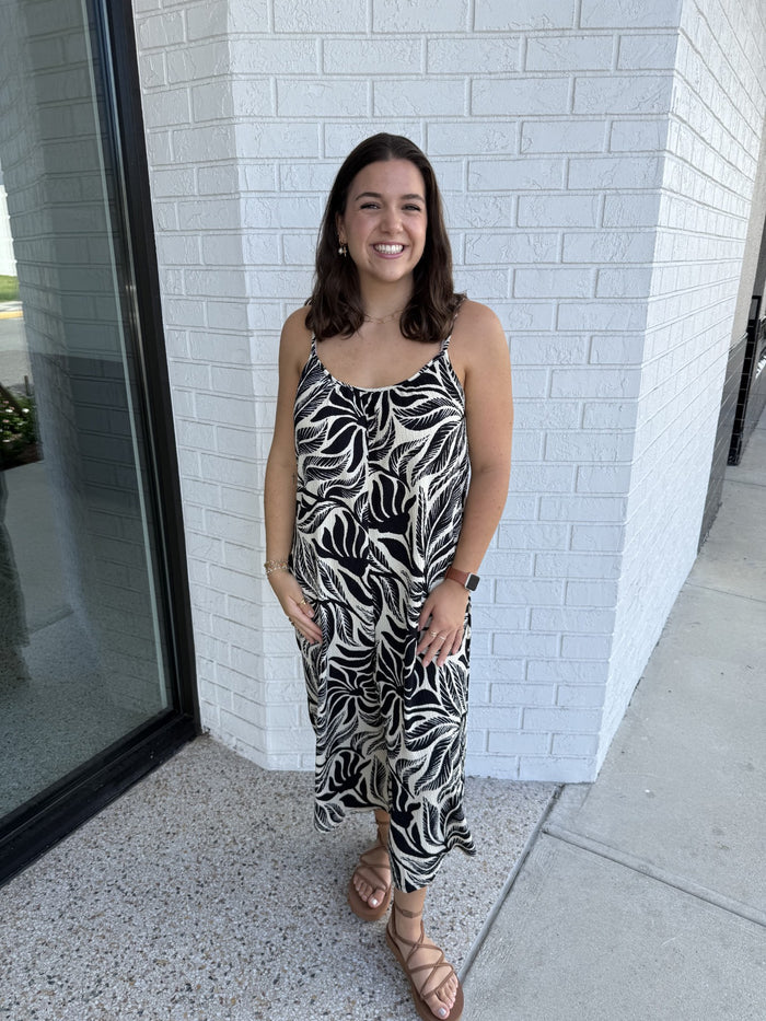 Isla Leaf Jumpsuit