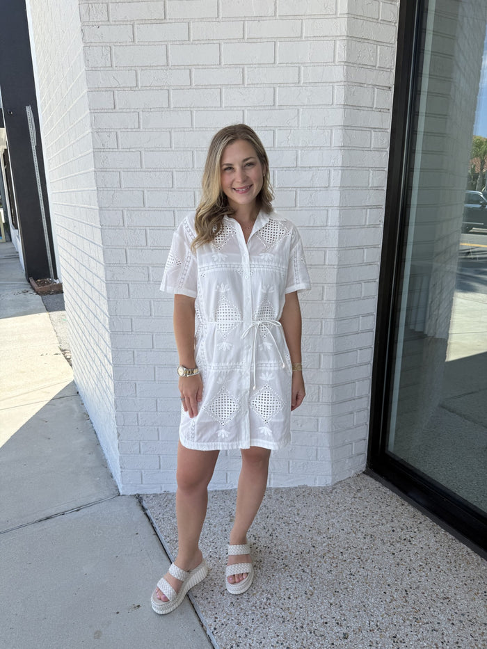 Annabelle Eyelet Dress
