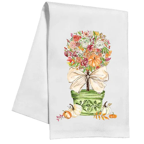 Autumn Topiary Towel