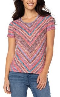 Short Sleeve Knit Top