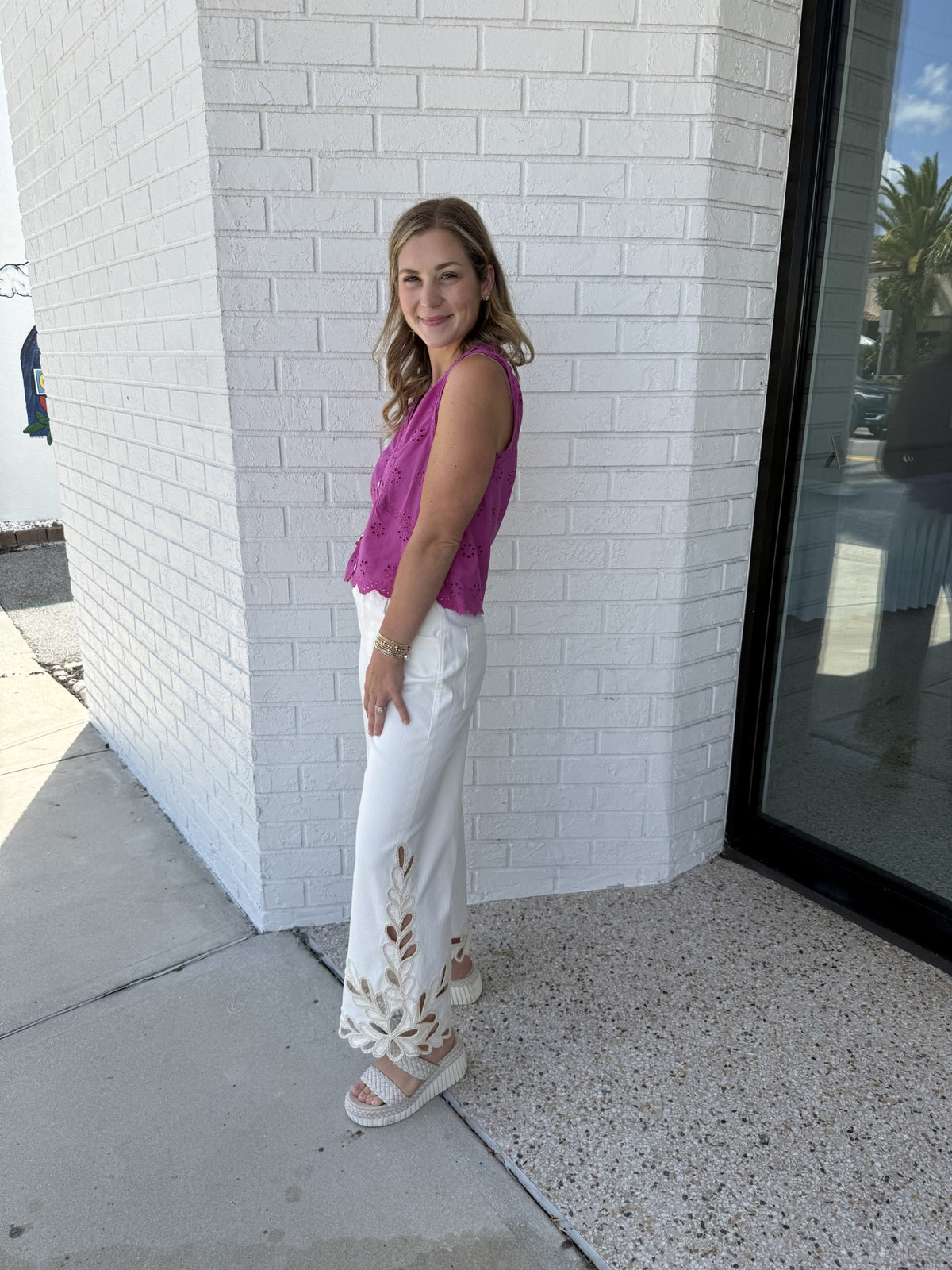 Audrey Jeans Bayadera Lace