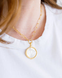 Mother of Pearl Seashell Necklace