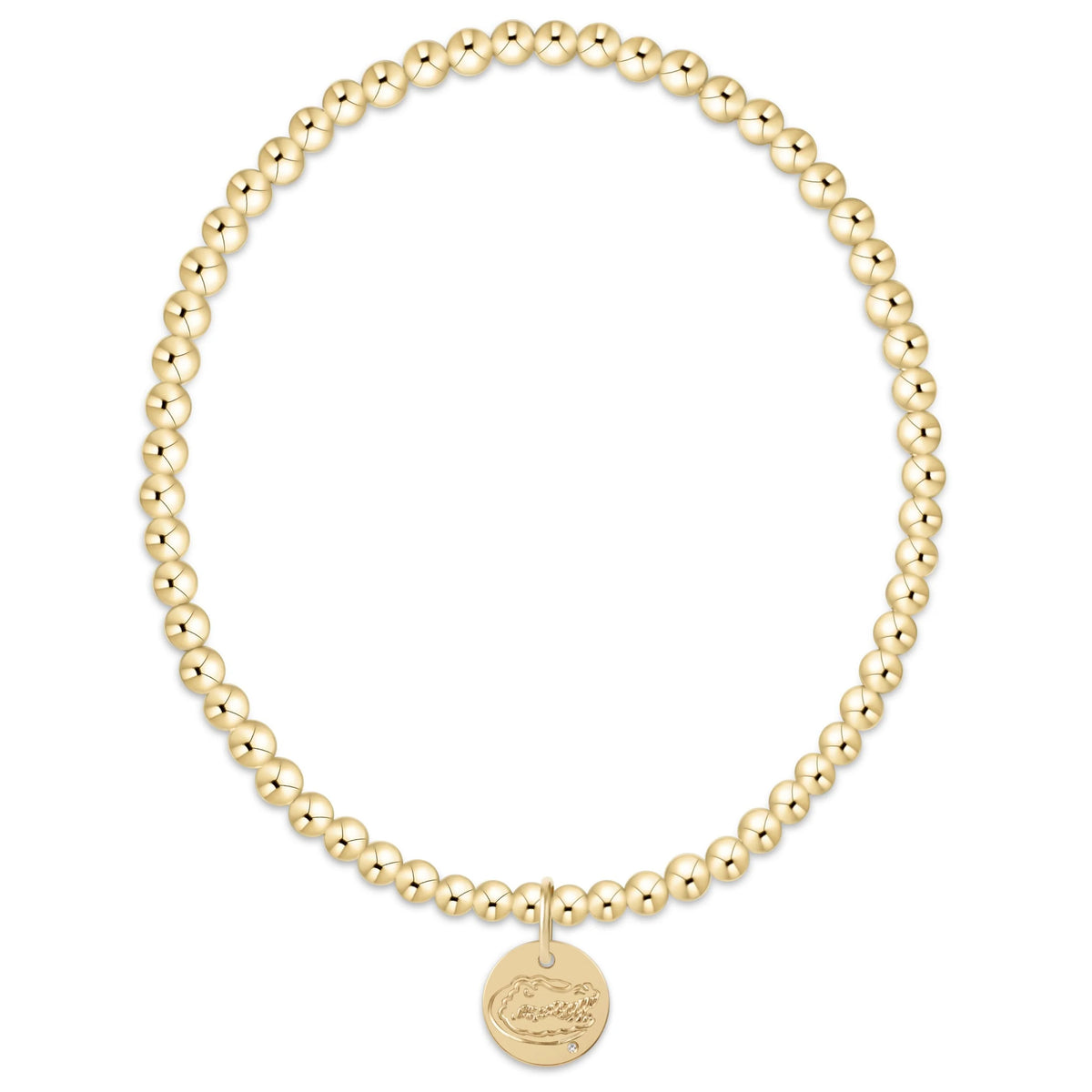 Ecollegiate Classic Gold 3mm Bracelet - Florida