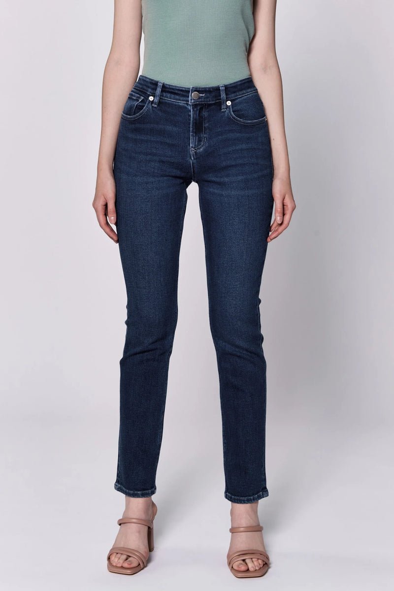 Blaire Mid Rise Slim Straight