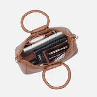 Sheila Medium Satchel Brown Sugar