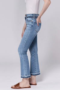 Jeanne Mid Rise Cropped Flare Jeans