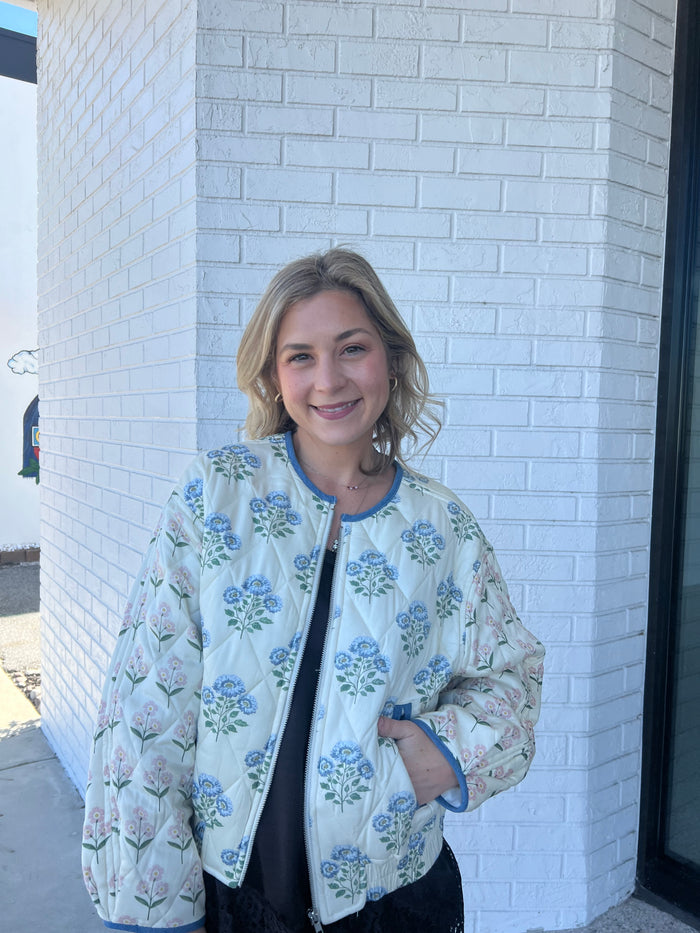 Floral Quilted Jacket