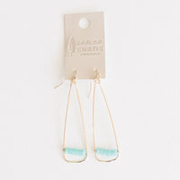 Katie Glass Bead Drop Earrings