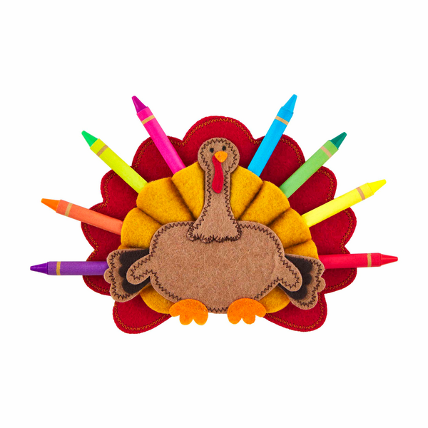 Turkey Crayon Holder Red