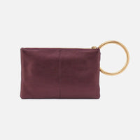 Sheila Frosted Plum Ring Clutch