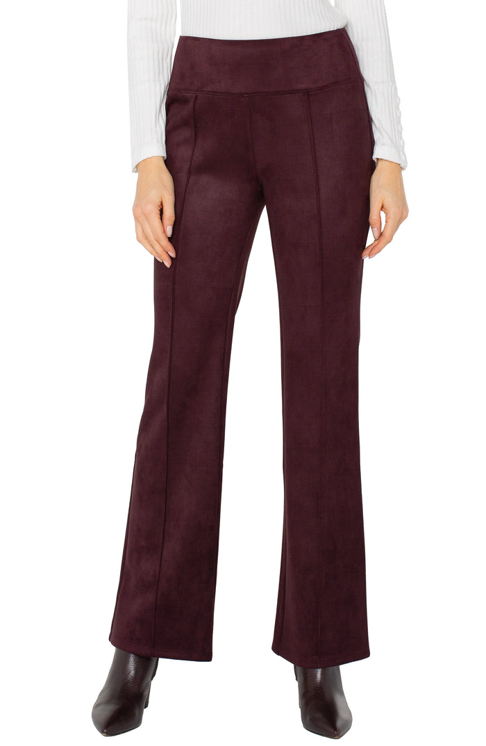 Pearl Full Lgth Flare Pant Dark Oxblood