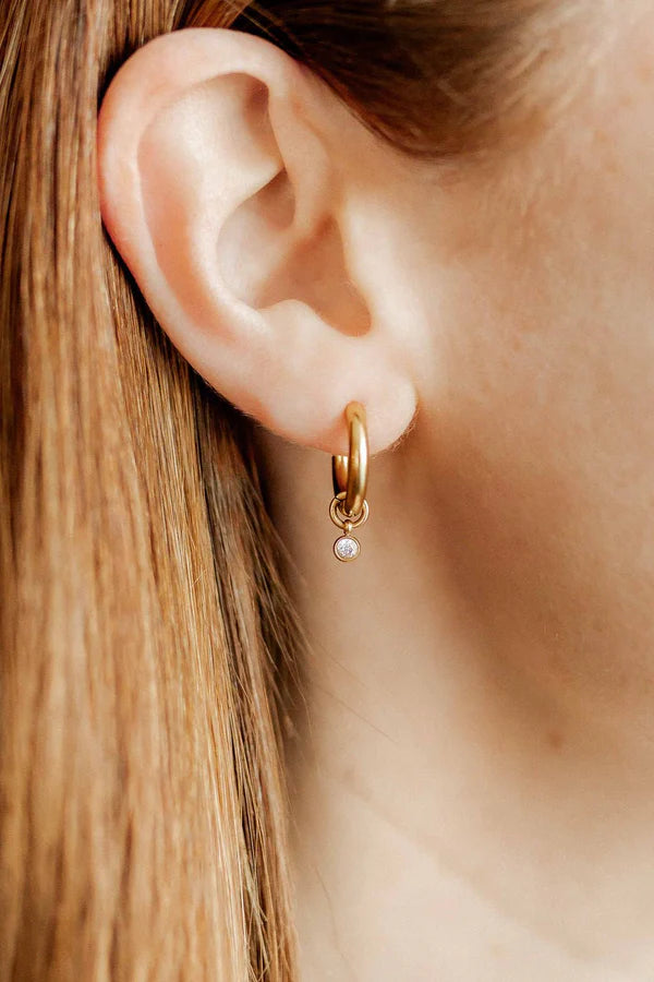 Huggie Charm Earring Celine