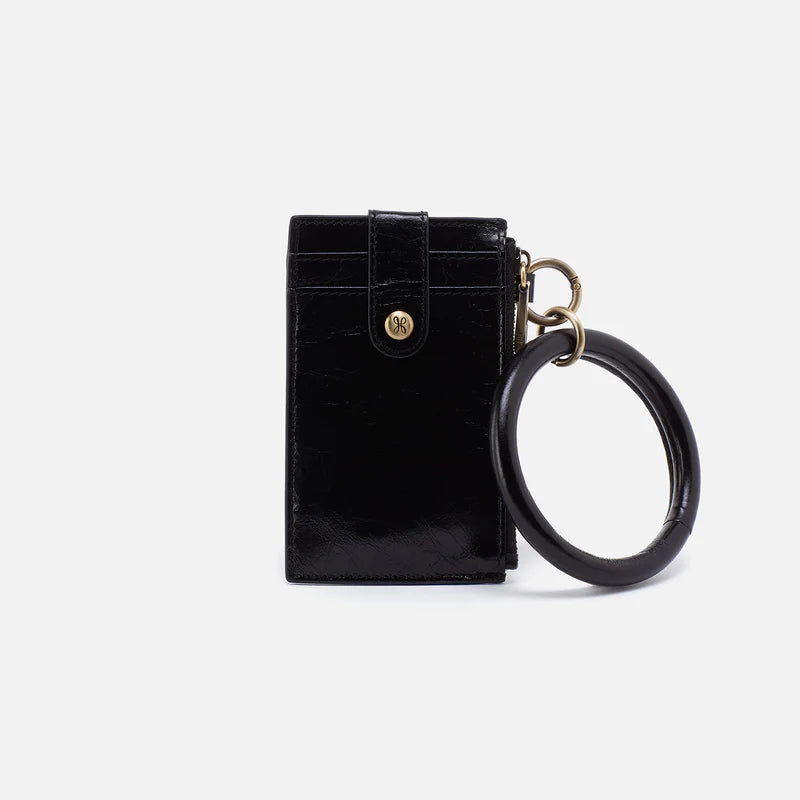 Ring Credit Card Wristlet Black