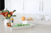 Pinstripe Cracker Tray