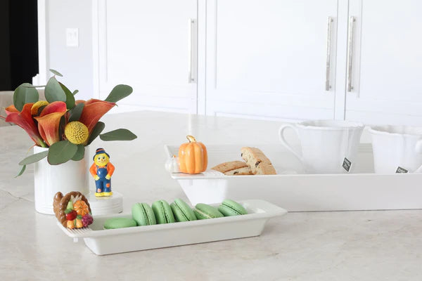 Pinstripe Cracker Tray