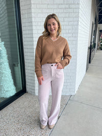 Audrey High Rise Wide Leg Pant