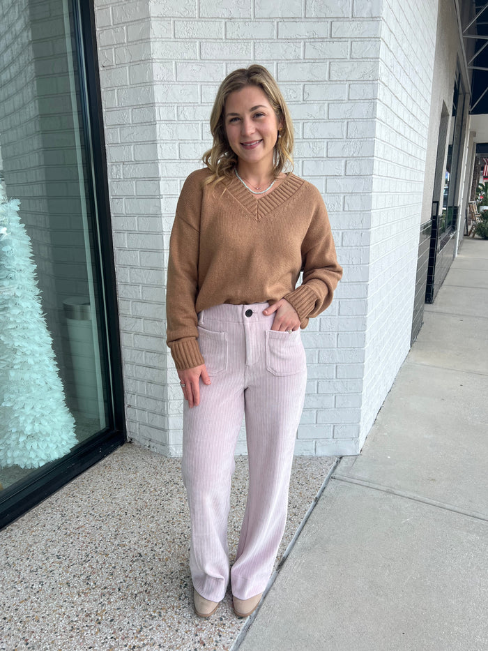 Audrey High Rise Wide Leg Pant