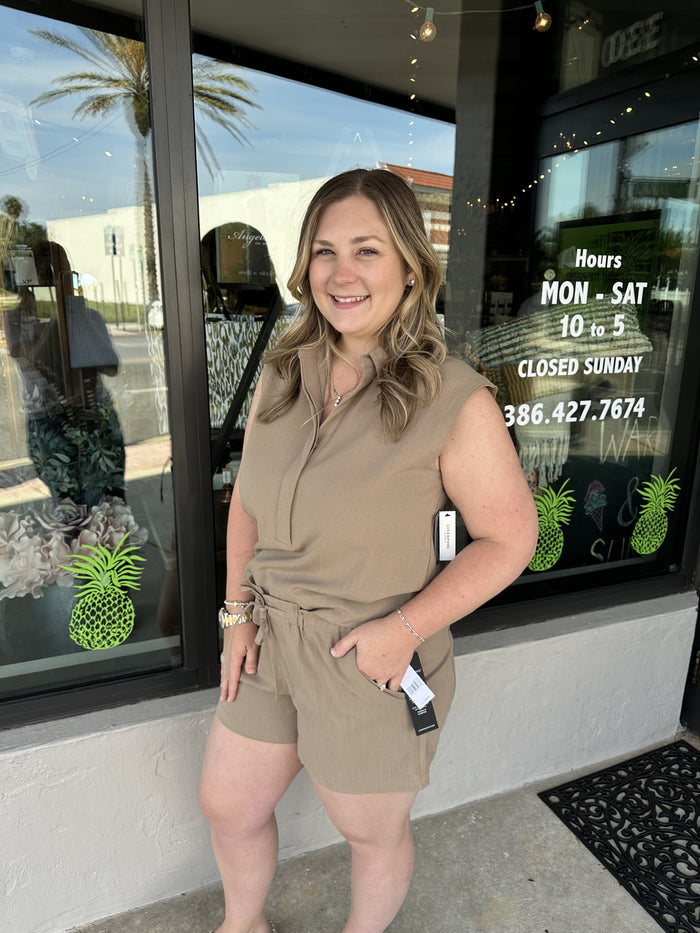 Sleeveless Cropped Top