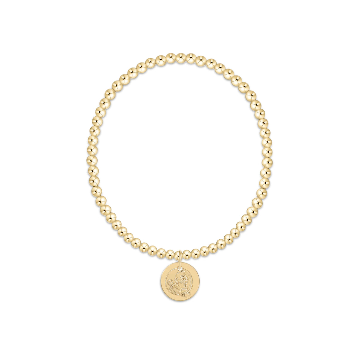 Ecollegiate Classic Gold 3mm Bracelet - FSU
