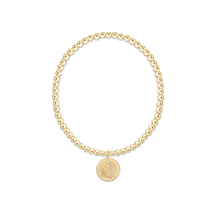 Ecollegiate Classic Gold 3mm Bracelet - FSU