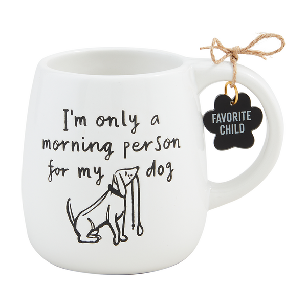 Morning Person Dog Mug