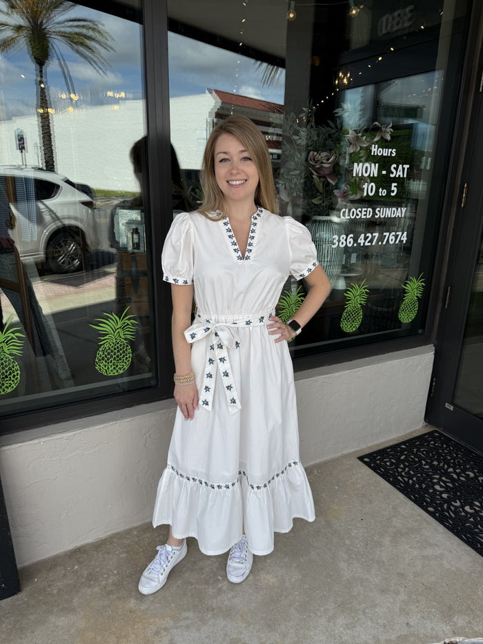 Darcy Embroidered Dress