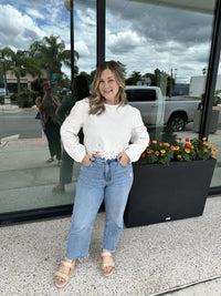 Ambroise Embroidered Linen top