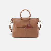 Sheila Medium Satchel Brown Sugar