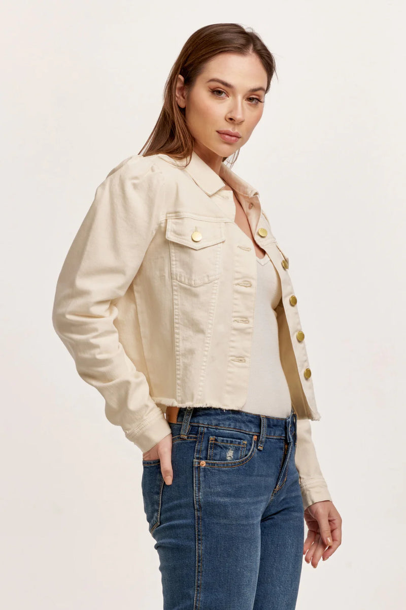 Roselyn Cut Off Jacket Wheat