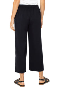 Pull-on Wide Leg Crop