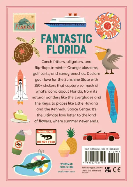 I Love Florida Sticker Book