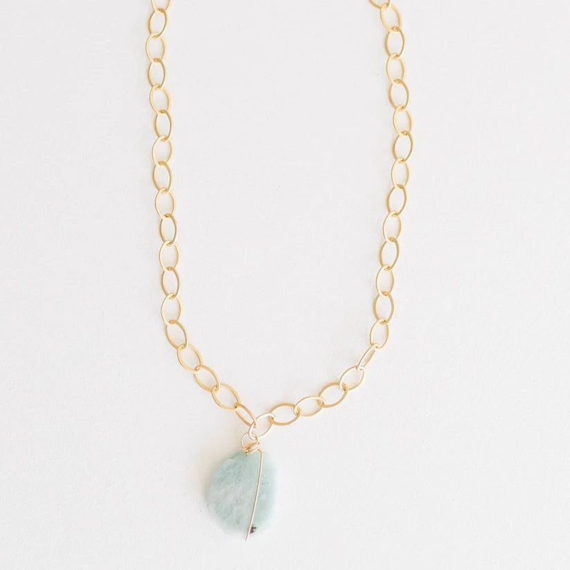 Scout Chunky Amazonite Necklace